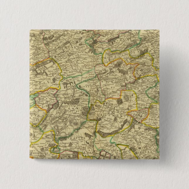 South Angusshire 15 Cm Square Badge (Front)