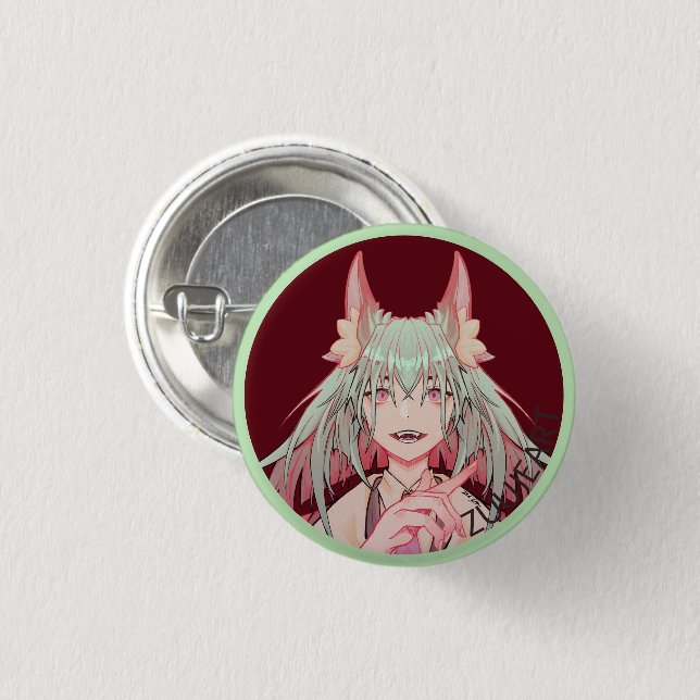 South Art anime v Tuber Round Button 7.6 Cm (Front & Back)