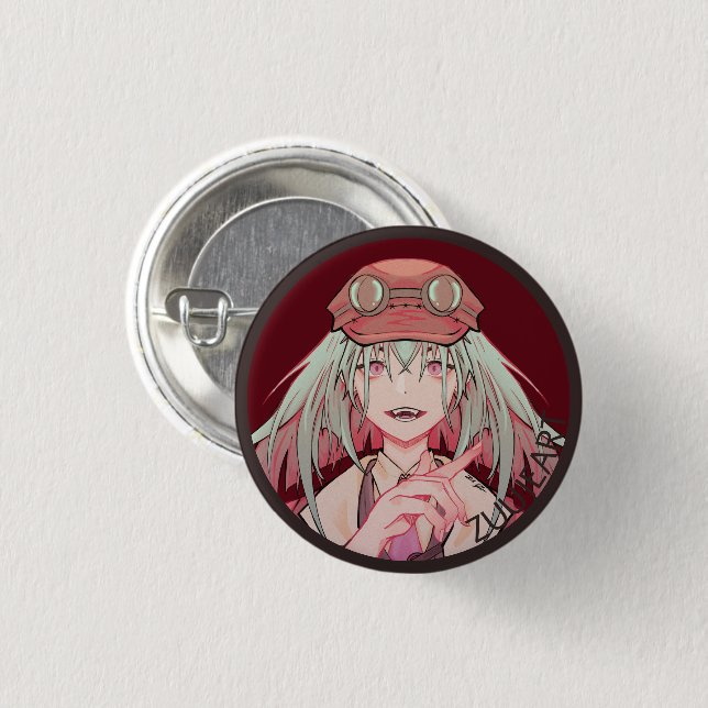 South Art anime v Tuber Round Button 7.6 Cm (Front & Back)