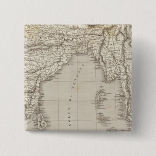 South Asia, India 15 Cm Square Badge