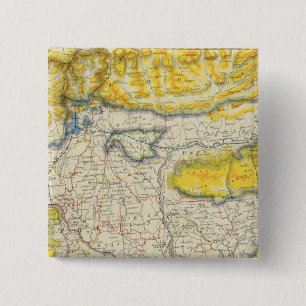 South Asia, India, Bangladesh 15 Cm Square Badge