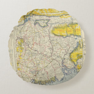 South Asia, India, Bangladesh Round Cushion