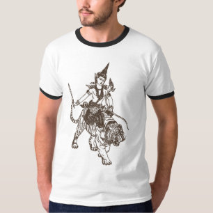 SOUTH ASIAN HINDU GOD ANGEL RIDING TIGER T-Shirt