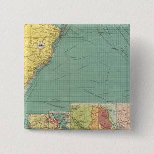 South Atlantic Ocean 15 Cm Square Badge