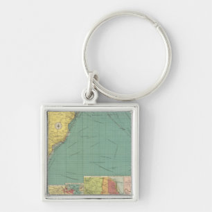 South Atlantic Ocean Key Ring