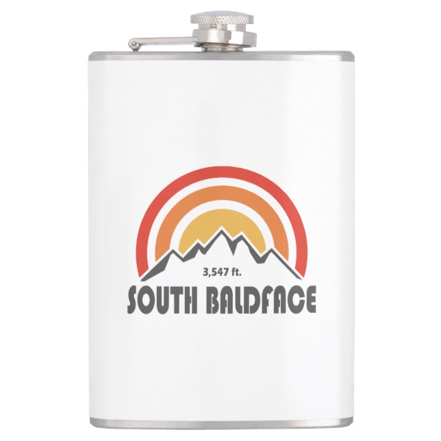 South Baldface New Hampshire Hip Flask (Front)