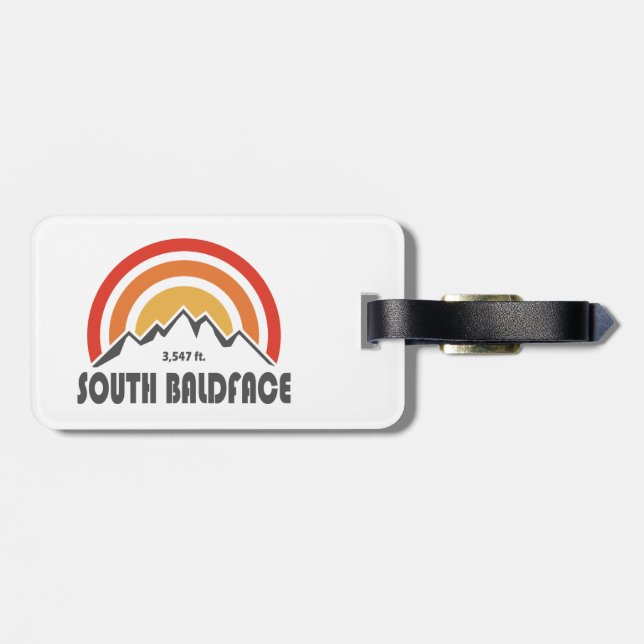 South Baldface New Hampshire Luggage Tag (Back Horizontal)