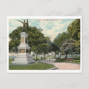 South Battery, Charleston SC 1915 Vintage Postcard