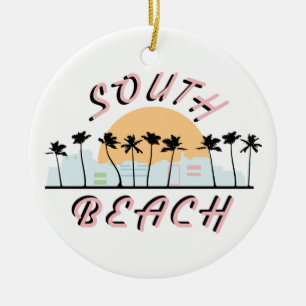 South Beach Ceramic Tree Decoration