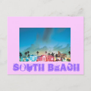 SOUTH BEACH, Florida Postcard