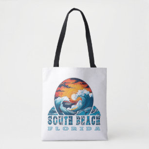 South Beach Florida Tote Bag