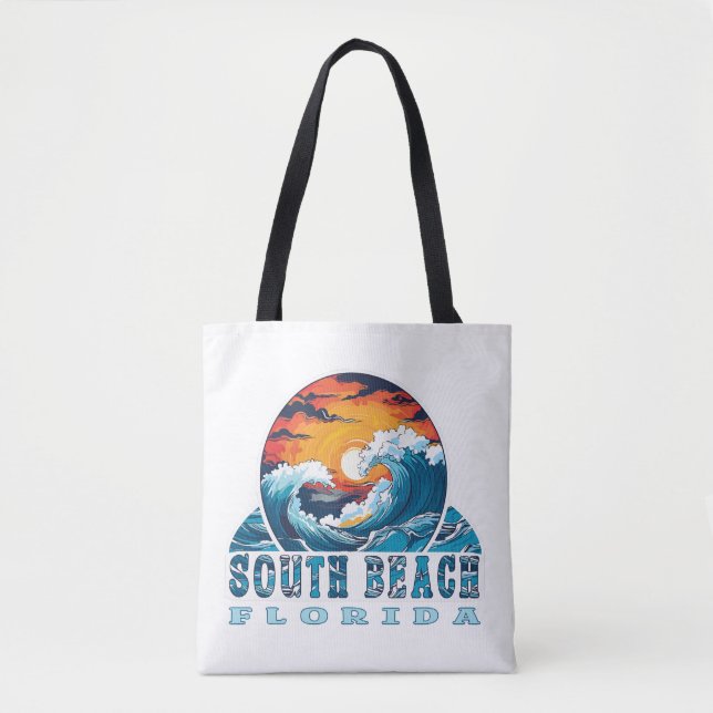 South Beach Florida Tote Bag (Front)