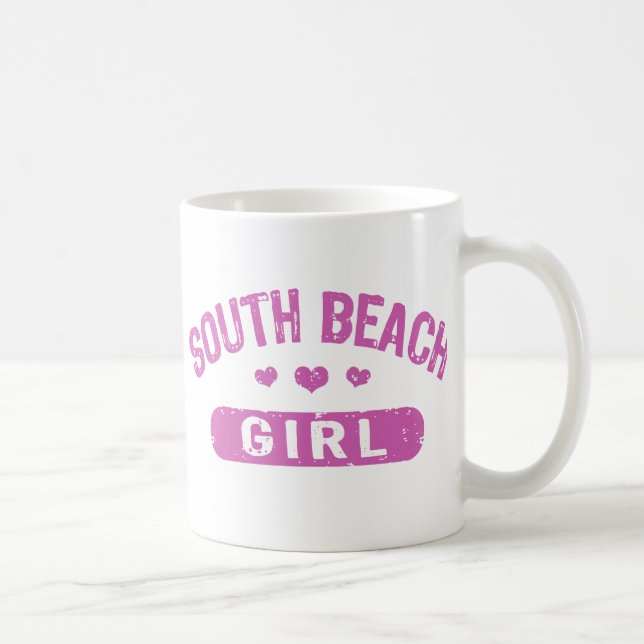 South Beach Girl Coffee Mug (Right)