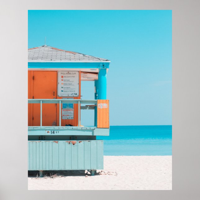 South Beach, Miami Beach, United States Poster (Front)