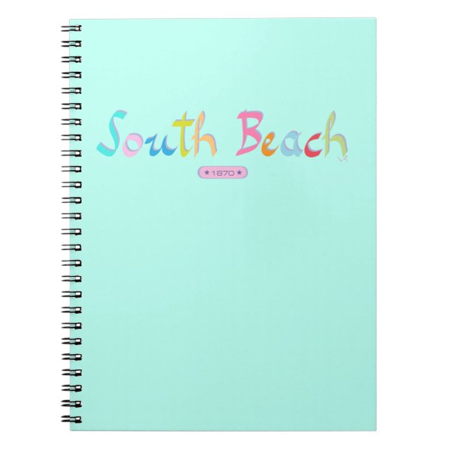 South Beach, Miami  FL Notebook (Front)