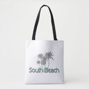 South Beach Miami, FL, Tropical, Cool Tote Bag