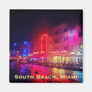 South Beach, Miami, Florida Art Deco Magnet