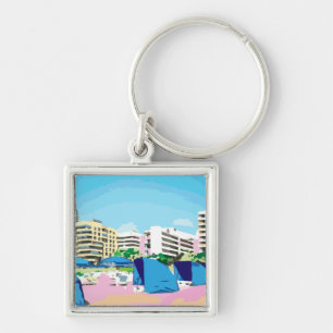 SOUTH BEACH, MIAMI, FLORIDA KEY RING
