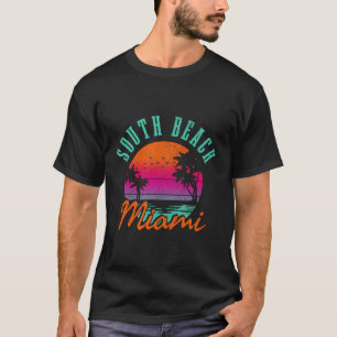South Beach Miami Florida Surfer T-Shirt