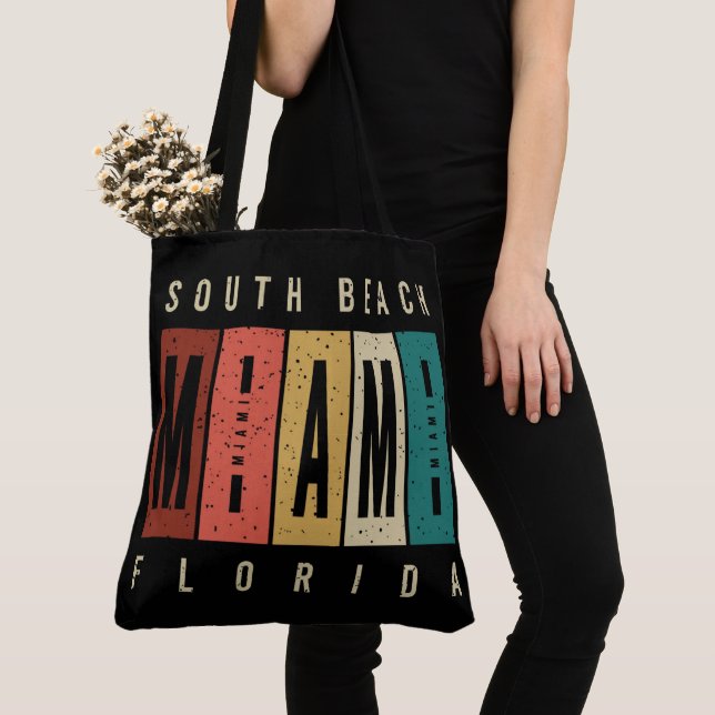 South Beach Miami Florida Tote Bag (Close Up)