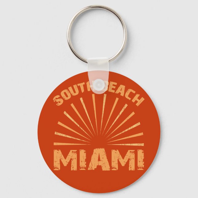 SOUTH BEACH MIAMI KEY RING (Front)
