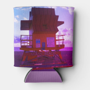 South Beach, Miami Lifeguard Stand (Ocean Rescue) Can Cooler