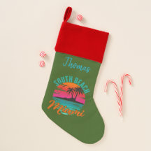 South Beach Miami Palm Trees Personalised