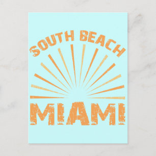 SOUTH BEACH MIAMI POSTCARD