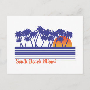 South Beach Miami Postcard