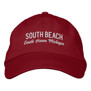 South Beach Michigan Embroidered Baseball Hat