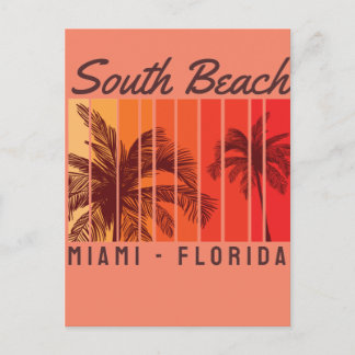 south beach  postcard