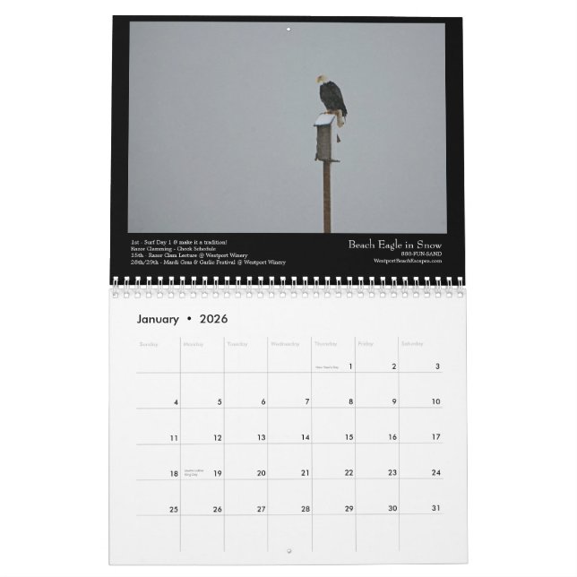 South Beach Scenic 2012 Calendar (Jan 2026)