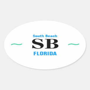 SOUTH BEACH stickers (4)