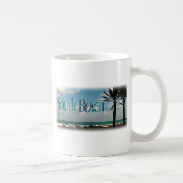 South Beach View Coffee Mug (Right)