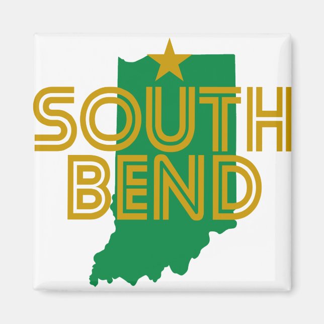 South Bend Indiana Magnet (Front)