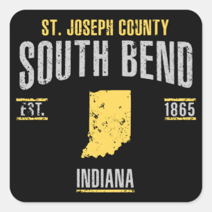 South Bend Square Sticker