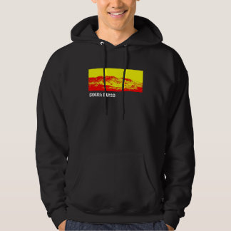 South Butte Black and Red Mountain Hoodie