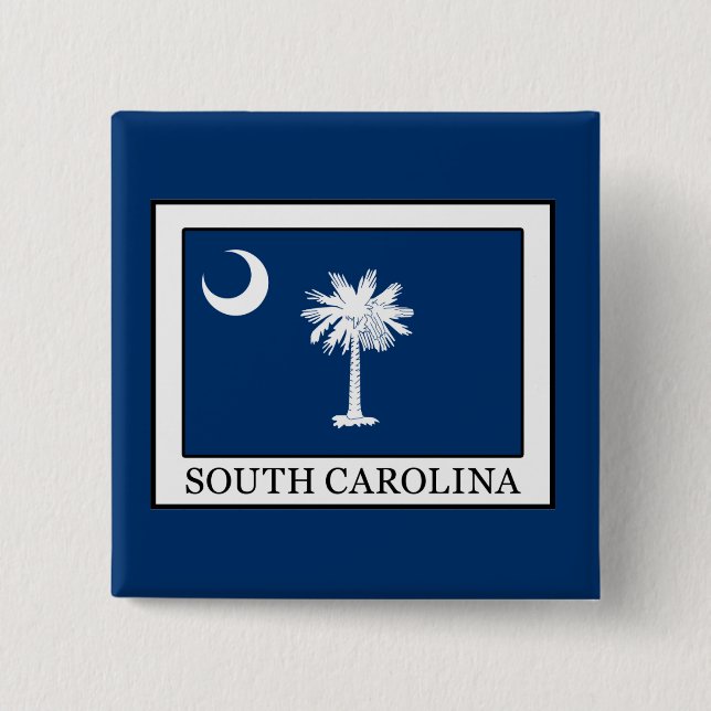 South Carolina 15 Cm Square Badge (Front)