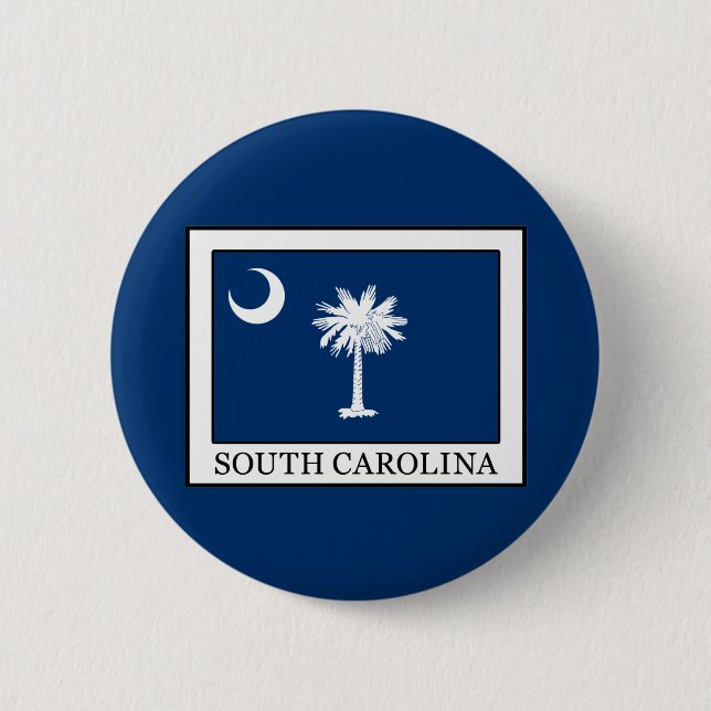 South Carolina 6 Cm Round Badge (Front)