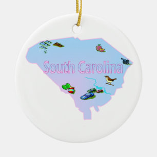 South Carolina Christmas Tree Ornament