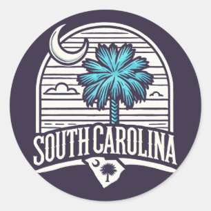 South Carolina Classic Round Sticker
