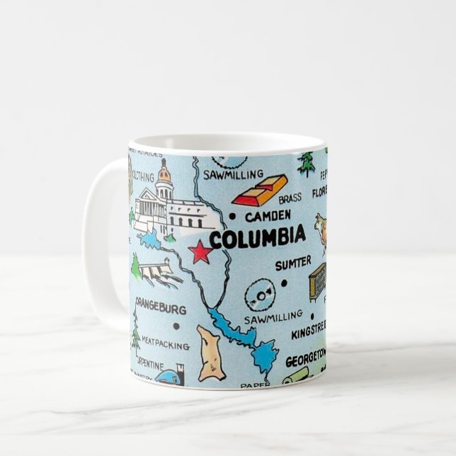 South Carolina - Columbia Mug (Front Left)