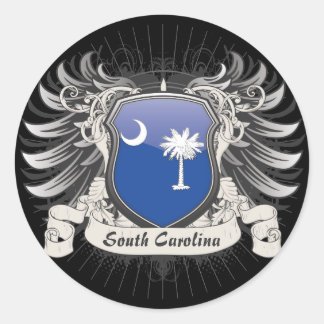 South Carolina Crest Classic Round Sticker