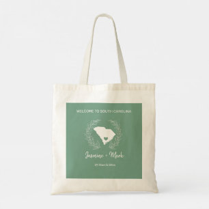 South Carolina Destination Wedding Welcome   Tote Bag