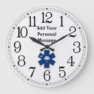 South Carolina EMS Star of Life Large Clock