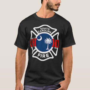 South Carolina Fire Department T-Shirt Firefighter