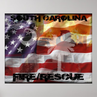 South Carolina Fire/Rescue Poster