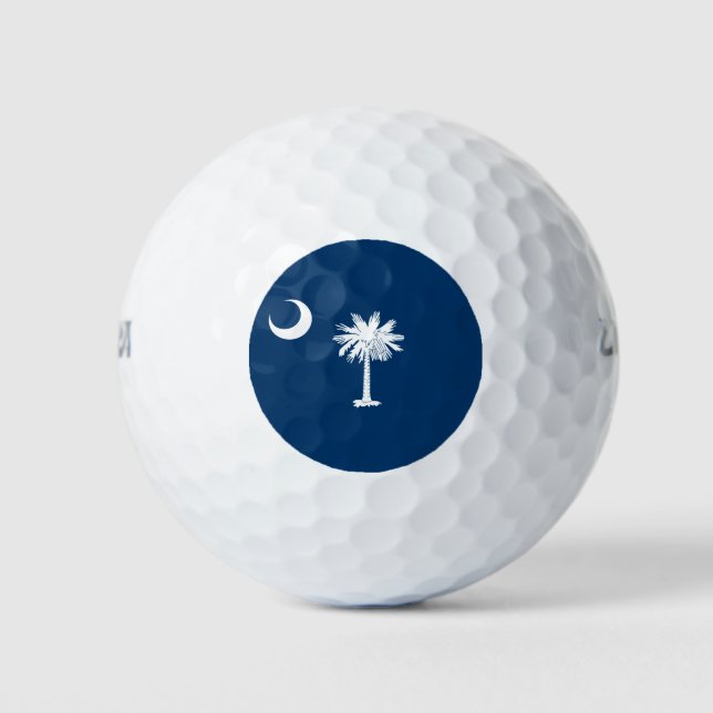 South Carolina flag, American state flag Golf Balls (Front)