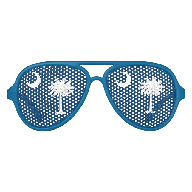 South Carolina Flag Aviator Sunglasses (Front)