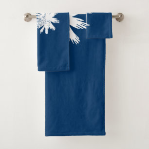 South Carolina Flag Bath Towel Set